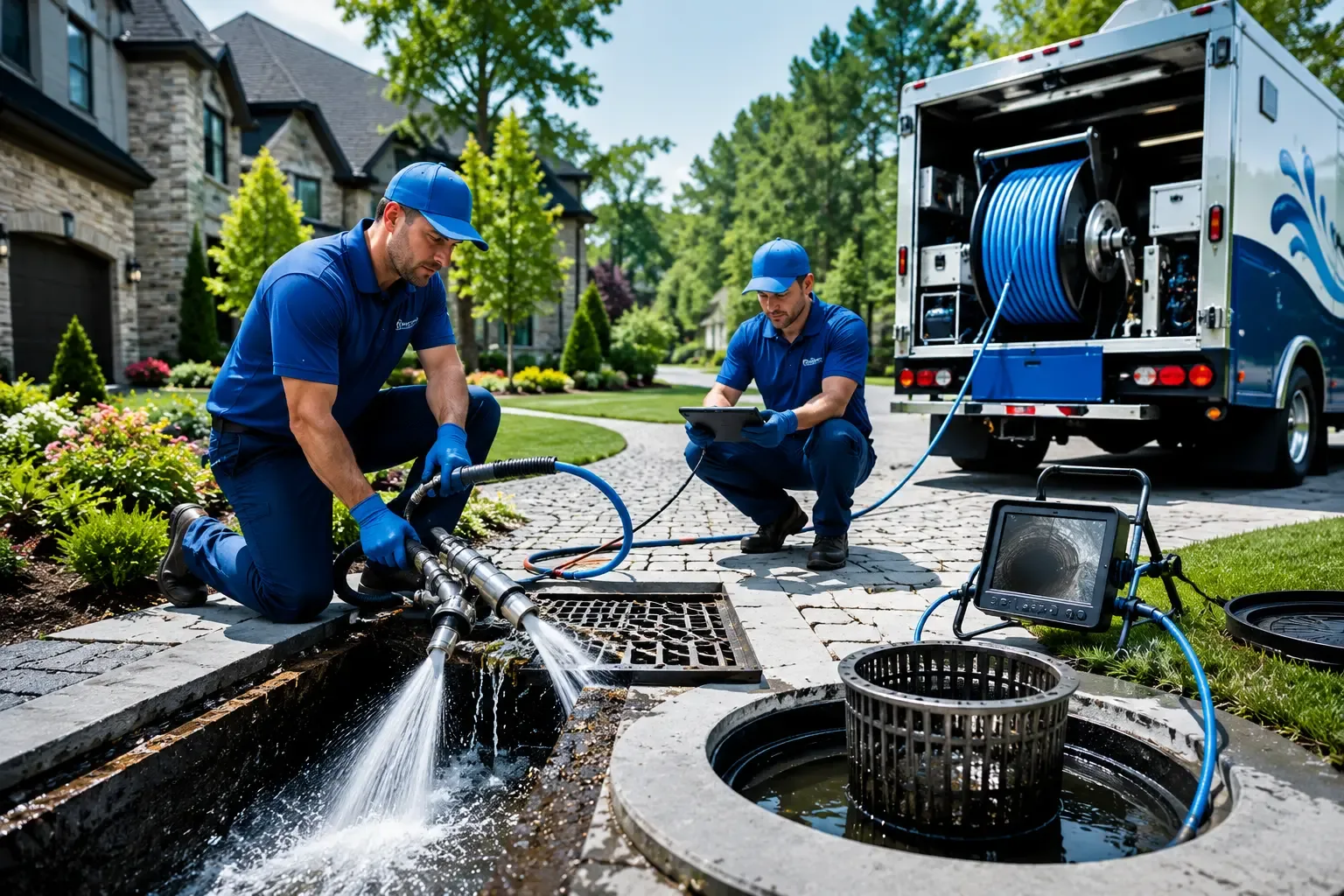 Local outdoor drain cleaning professionals in Fate, TX