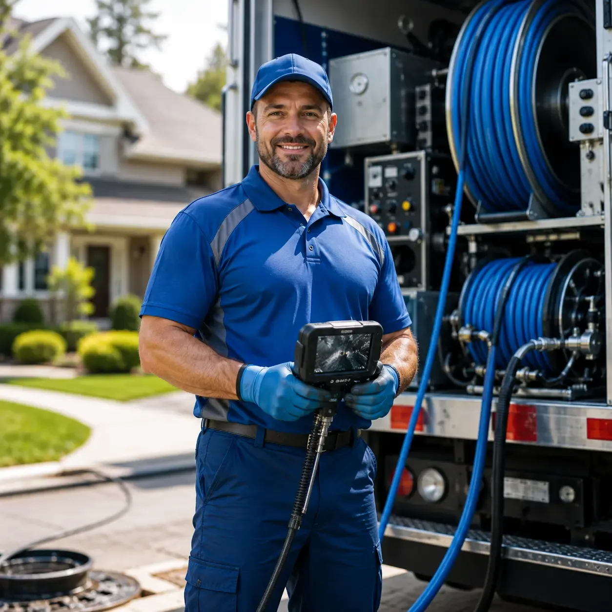 Local outdoor drain cleaning specialists in Fate, TX
